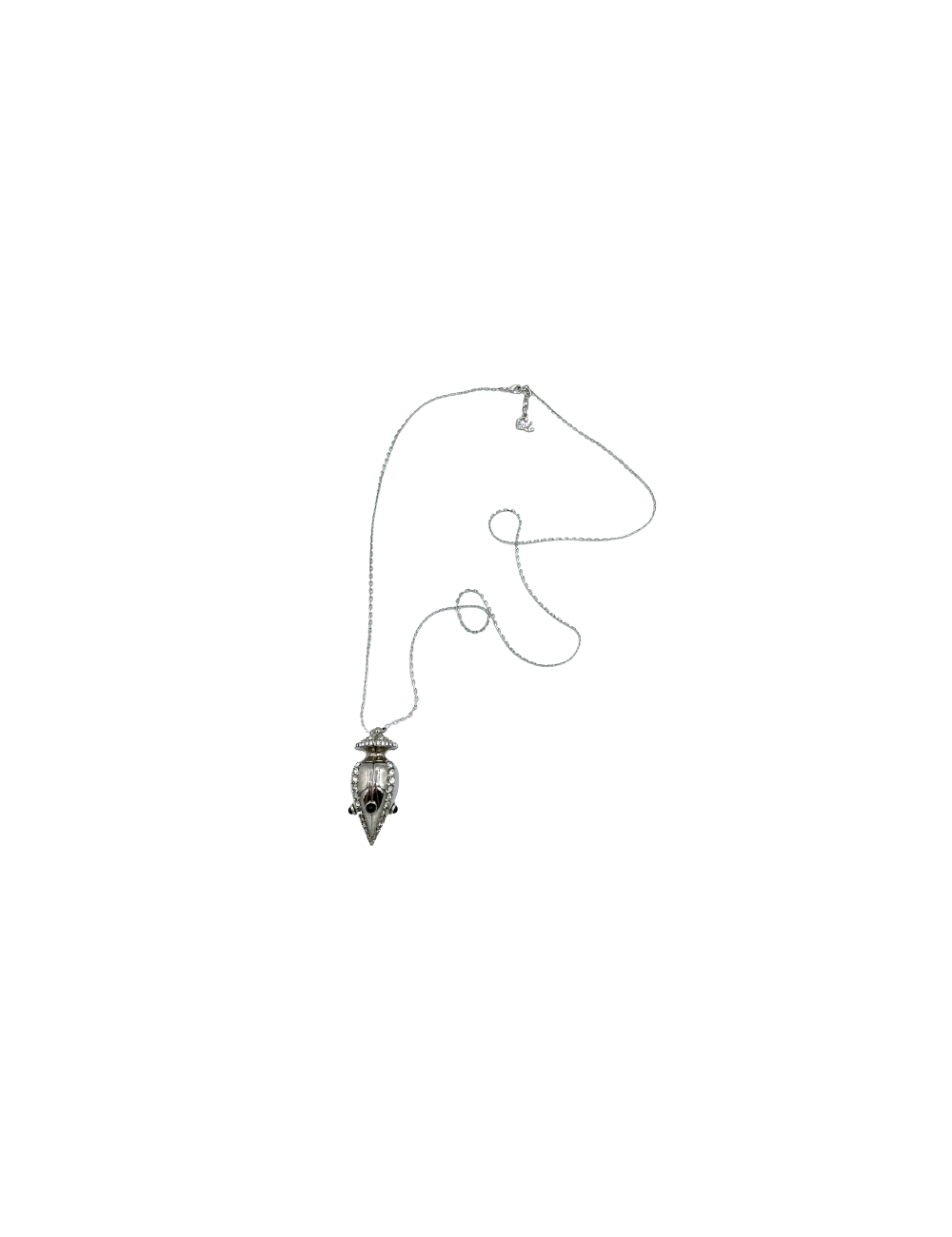 Pendentif CHRISTIAN LACROIX amphore argent