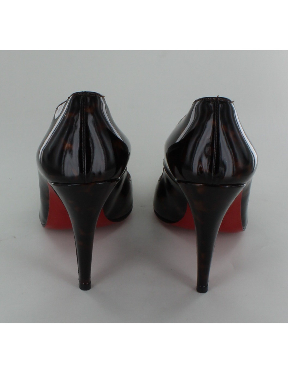 CHRISTIAN LOUBOUTIN shoes patent leather way tortoiseshell