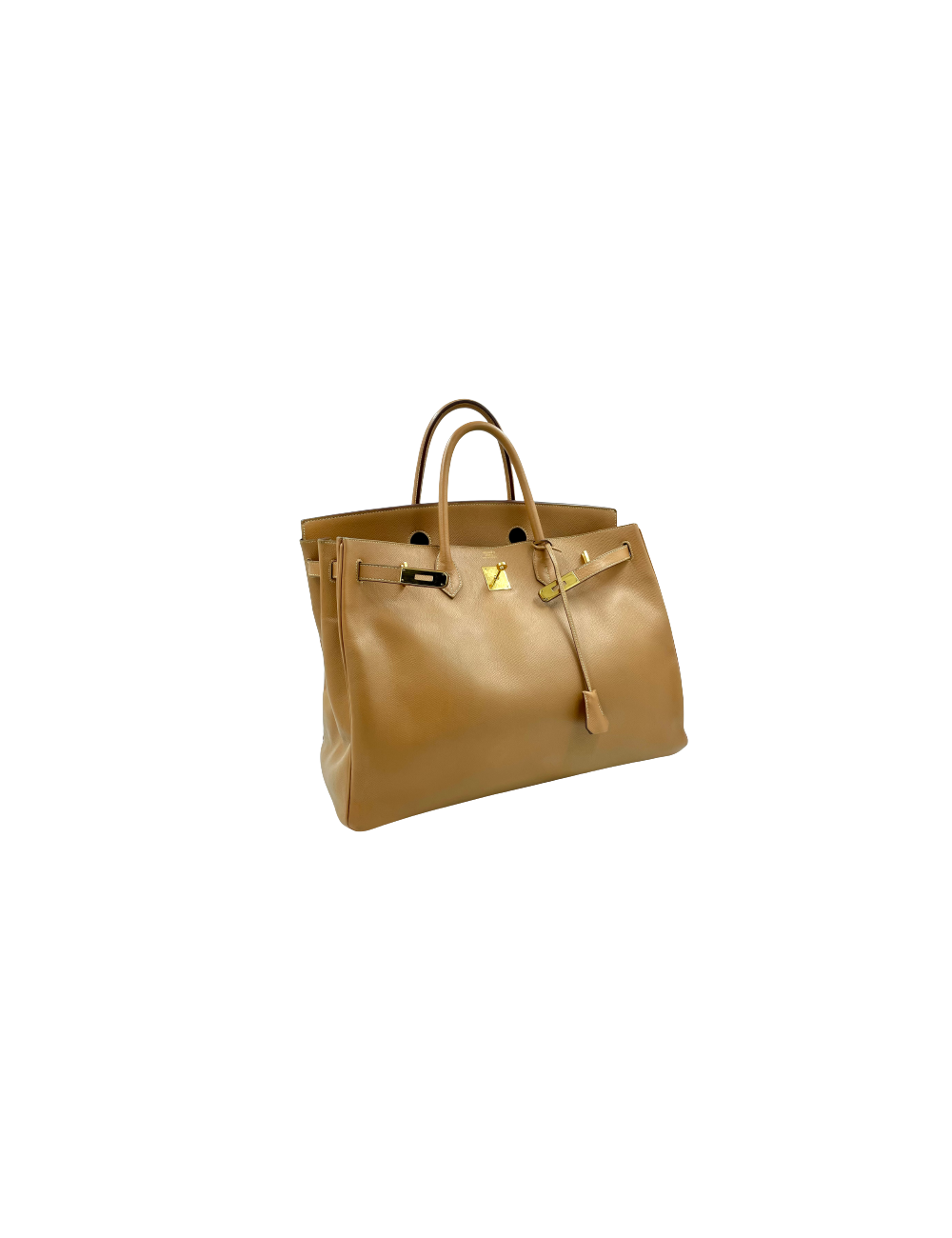 Sac Birkin 40 HERMES cuir Epsom Gold