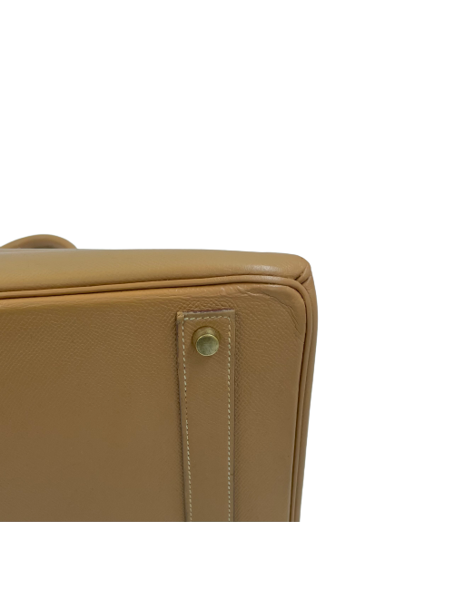 Sac Birkin 40 HERMES cuir Epsom Gold