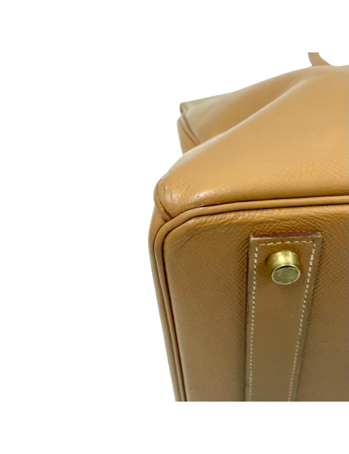 Sac Birkin 40 HERMES cuir Epsom Gold
