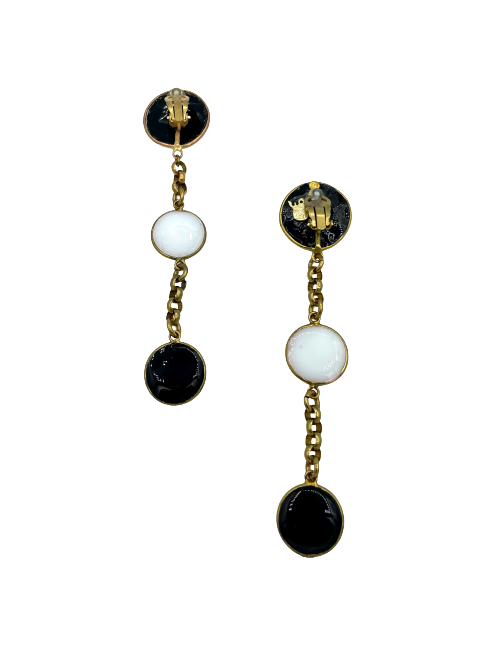Marguerite de Valois couture clip-on earrings