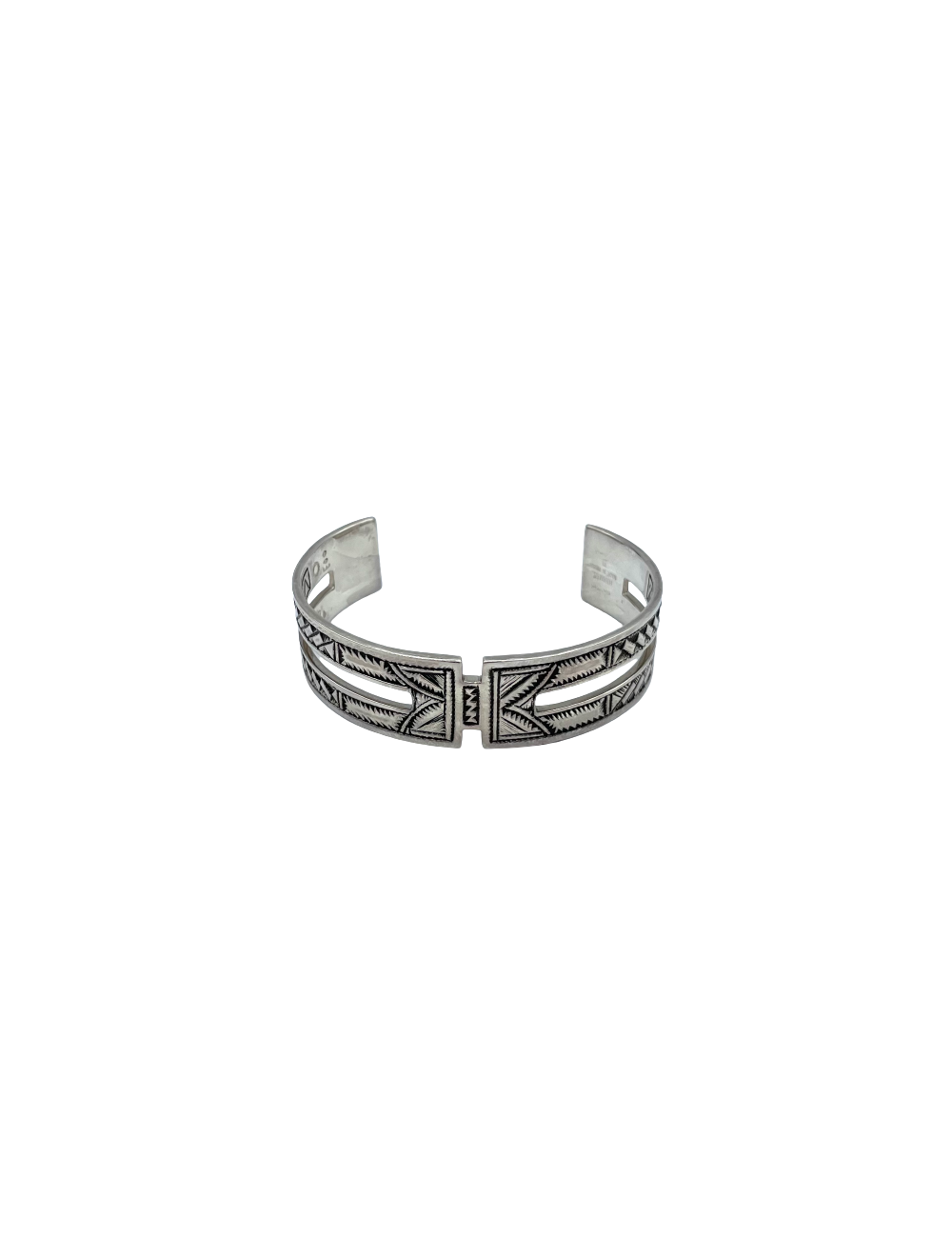 Bracelet HERMES argent massif Touareg