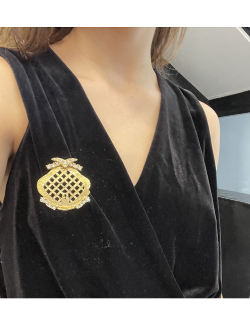 CHRISTIAN DIOR Vintage Brooch - Pre-Owned Jewel Certified authentic