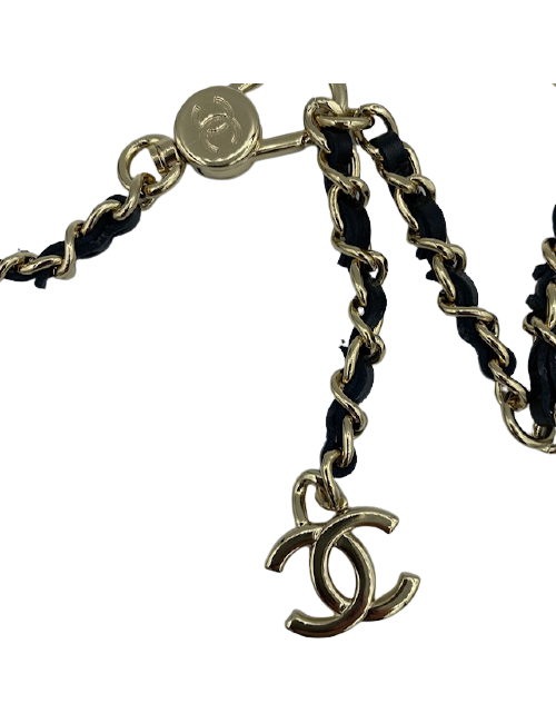 Superb Chanel charms bag belt - Pre-owned certified authentic