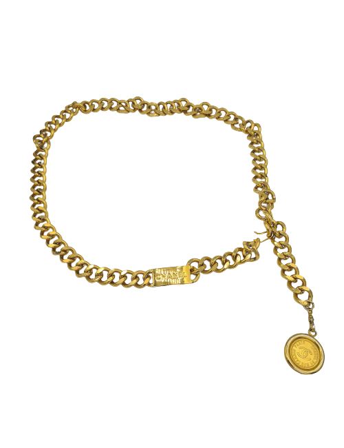 Ceinture CHANEL chaîne dorée Vintage