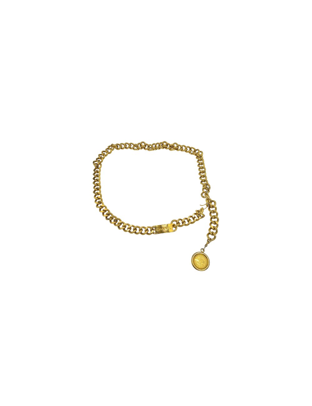 Ceinture CHANEL chaîne dorée Vintage