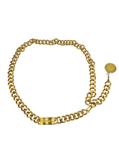 Ceinture CHANEL chaîne dorée Vintage