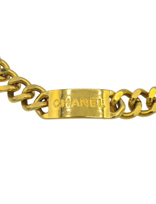 Ceinture CHANEL chaîne dorée Vintage