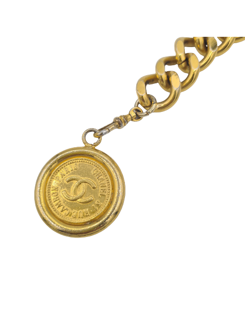 Ceinture CHANEL chaîne dorée Vintage