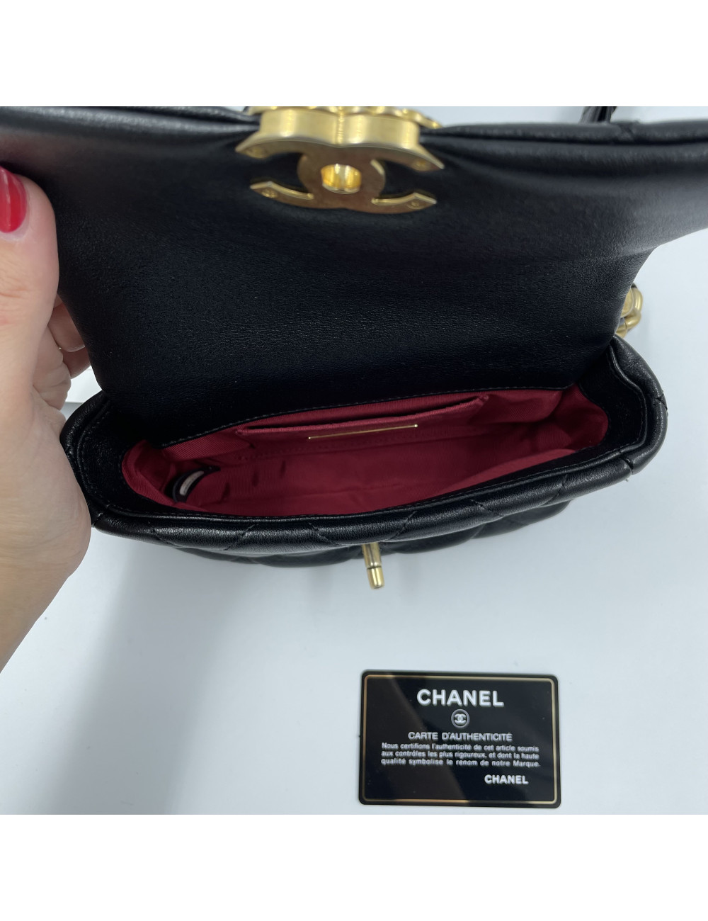 Ceinture sac CHANEL 19 