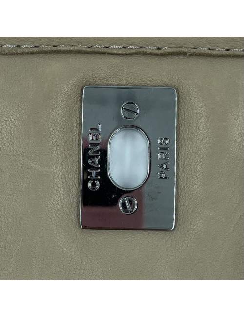 Sac CHANEL cuir d'agneau beige
