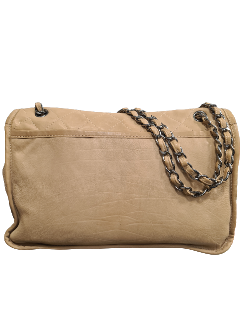 Sac CHANEL cuir d'agneau beige