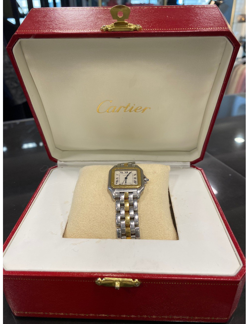 Panthère CARTIER montre  MM acier et or