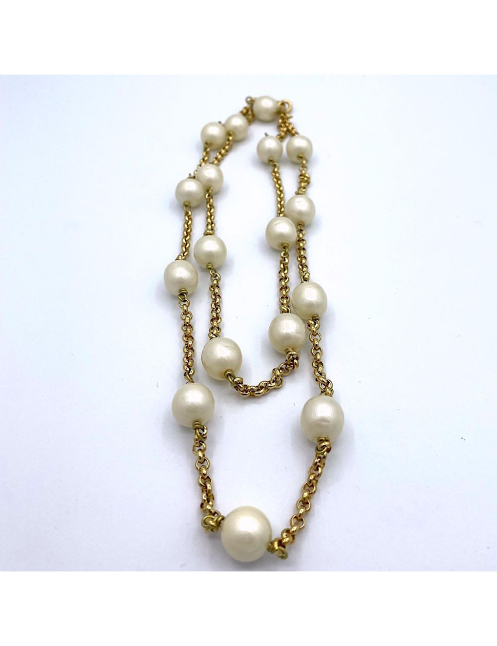 Collier CHANEL perles Vintage