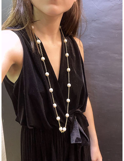Collier CHANEL perles Vintage