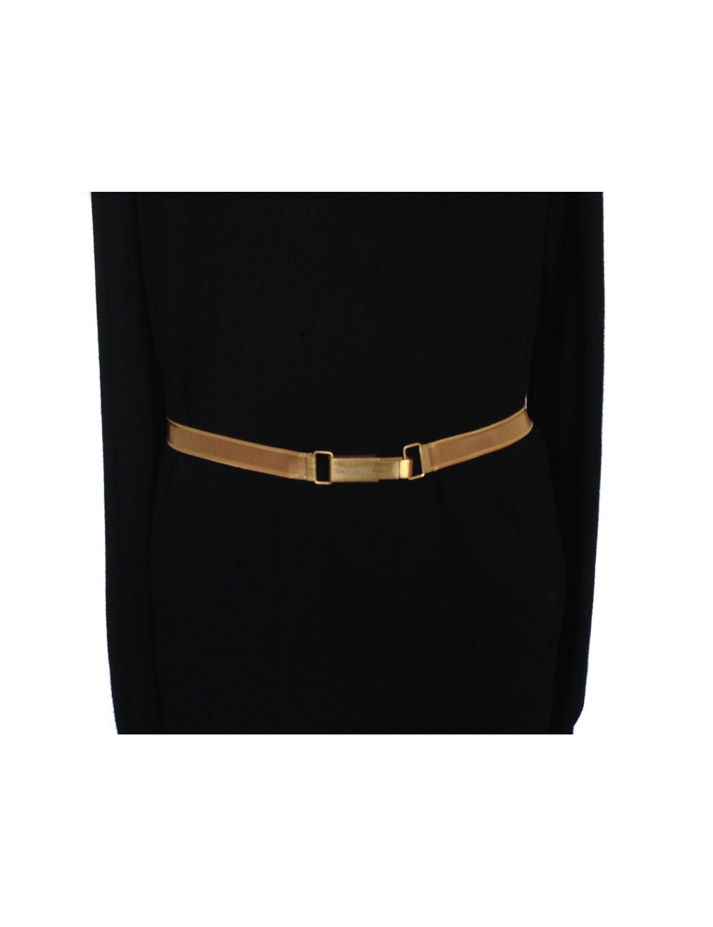 Ceinture CHANEL T 80 chaîne en maille dorée