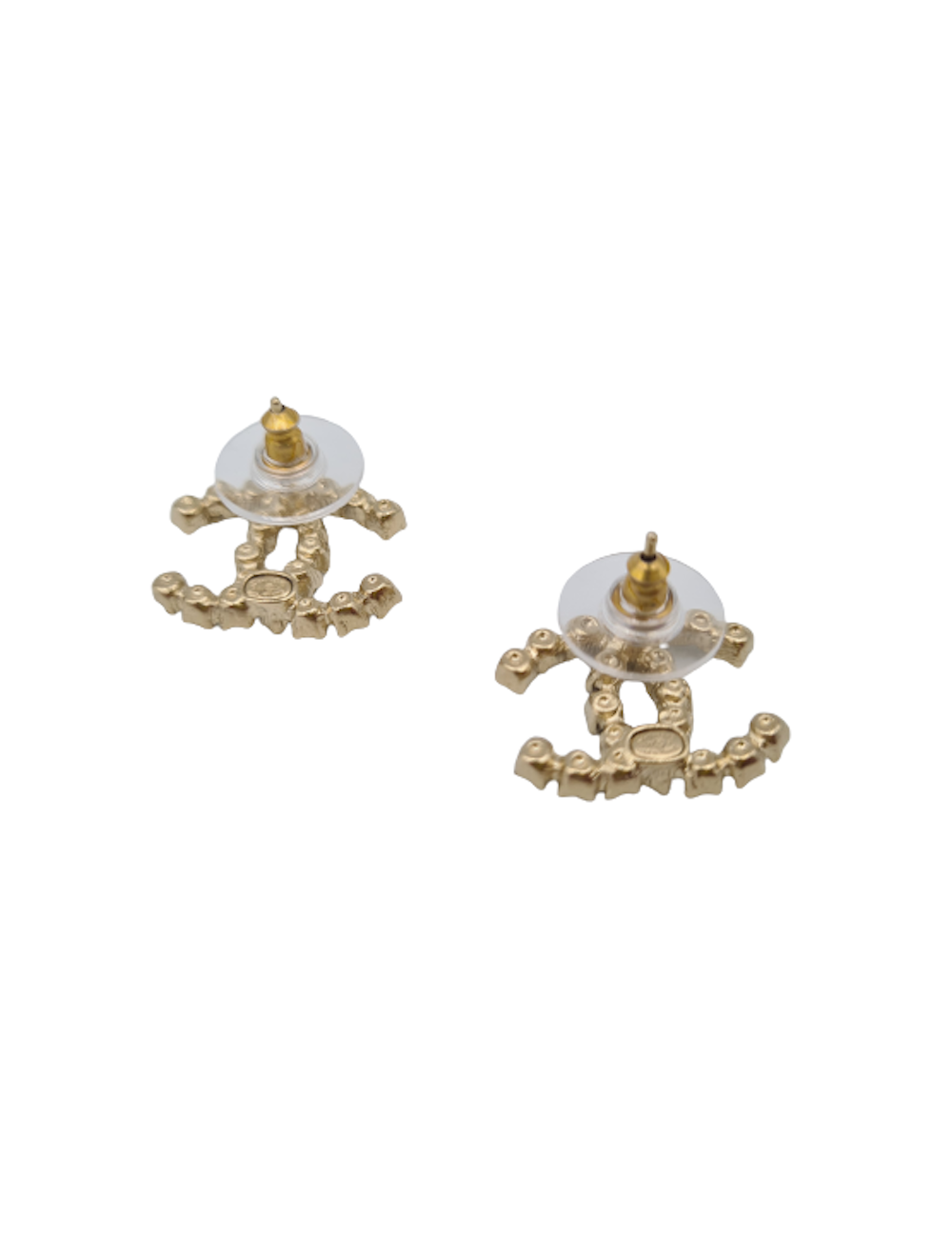 Clous d'oreille CHANEL strass GM