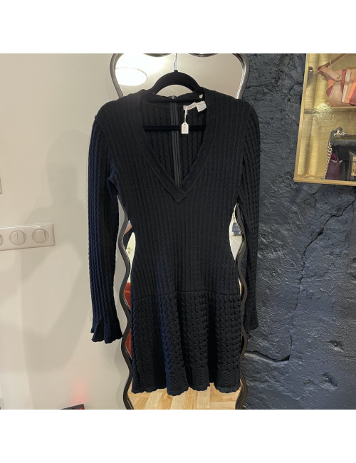 Robe T S ALAIA stretch noir