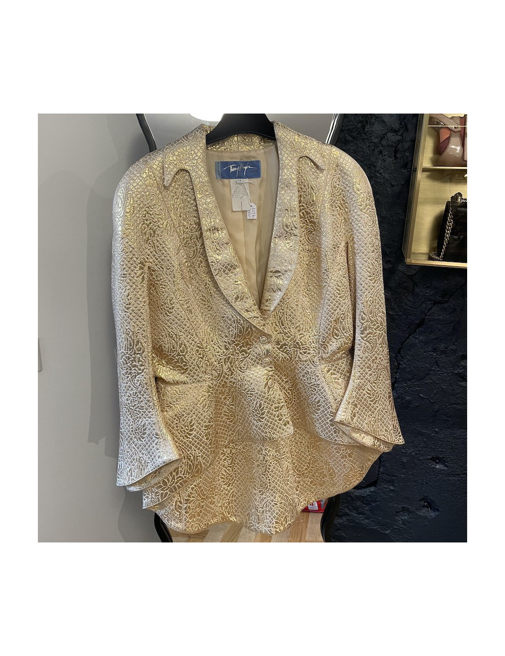 Veste T44  T. MUGLER dorée 