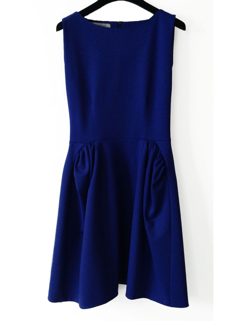 Robe YVES SAINT LAURENT bleu électrique