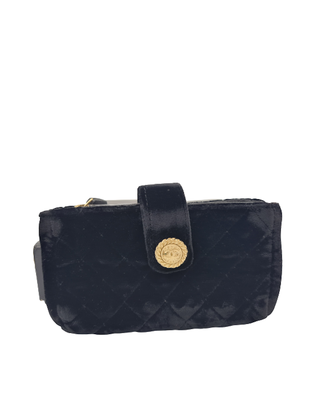 Porte monnaie CHANEL velours noir