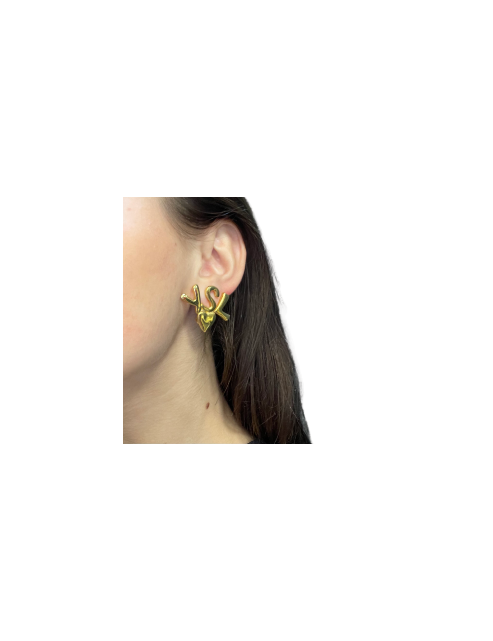 Clips YSL SAINT LAURENT Vintage Collector Jewelry Certified Authentic