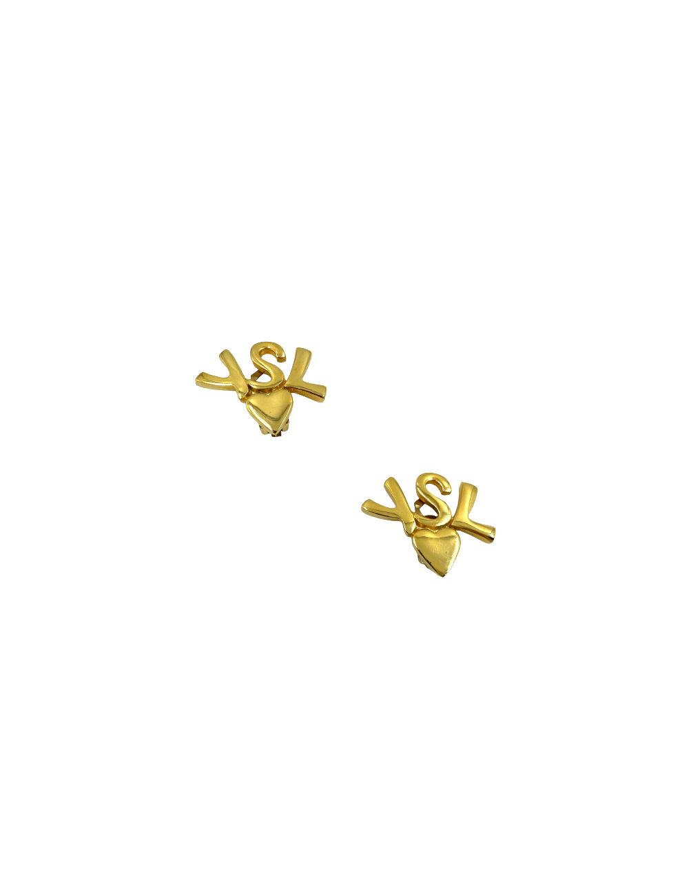 Clips YSL SAINT LAURENT Vintage Collector Jewelry Certified Authentic