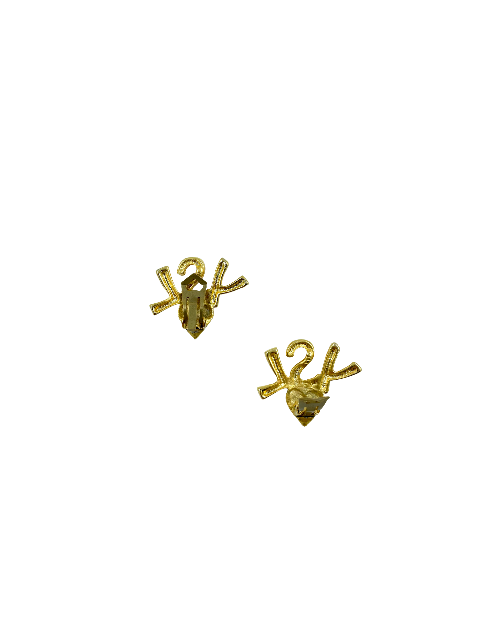 Clips YSL SAINT LAURENT Vintage Collector Jewelry Certified Authentic