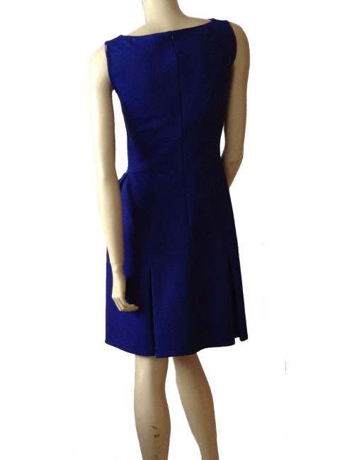 Robe YVES SAINT LAURENT bleu électrique