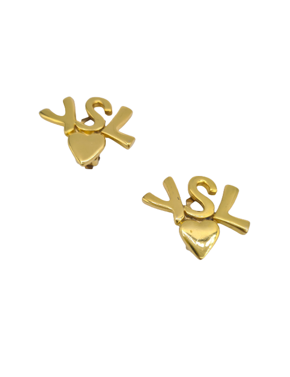 Clips YSL SAINT LAURENT Vintage Collector Jewelry Certified Authentic