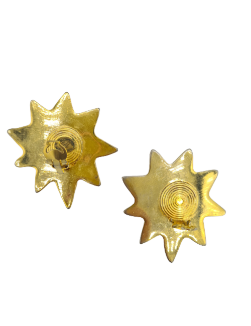 Clips vintage CHRISTIAN LACROIX soleil