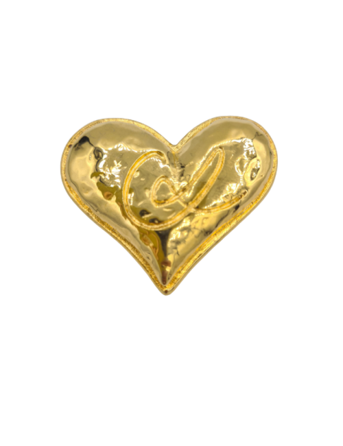 CHRISTIAN LACROIX vintage heart brooch - Certified Authentic Occasion