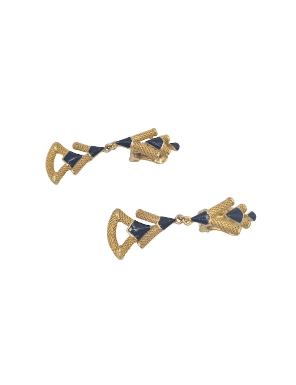 BALENCIAGA Vintage Clip-on Earrings - Pre-Owned JewelCertified 