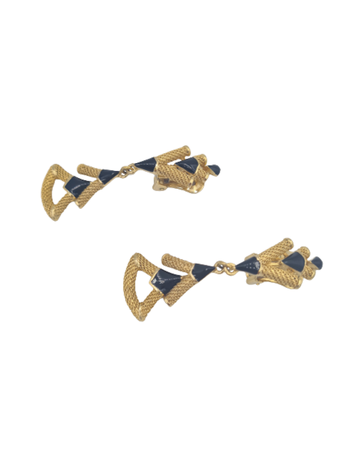 BALENCIAGA Vintage Clip-on Earrings - Pre-Owned JewelCertified 