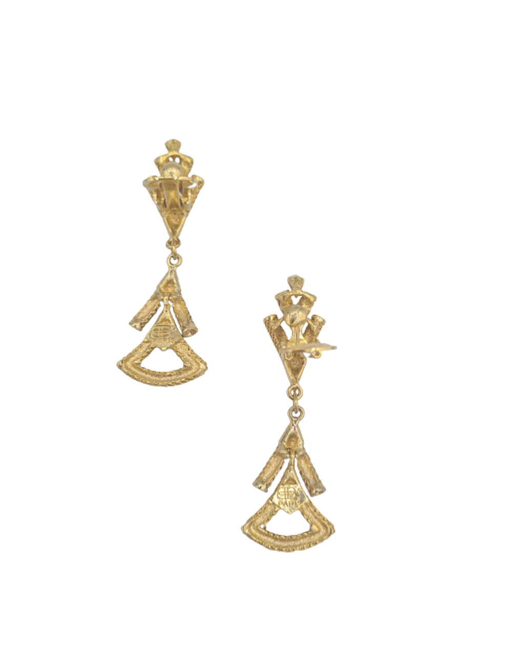 BALENCIAGA Vintage Clip-on Earrings - Pre-Owned JewelCertified 