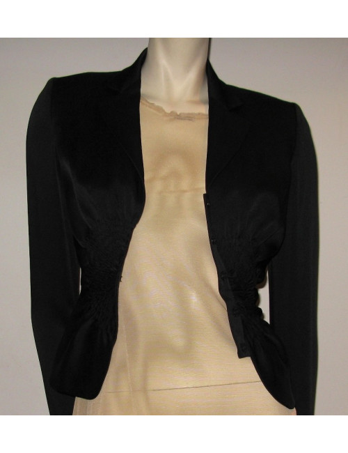 CHRISTIAN DIOR pleated black jacket