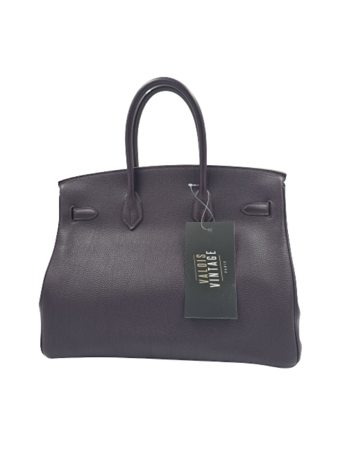 Birkin 35 Hermes veau Togo raisin