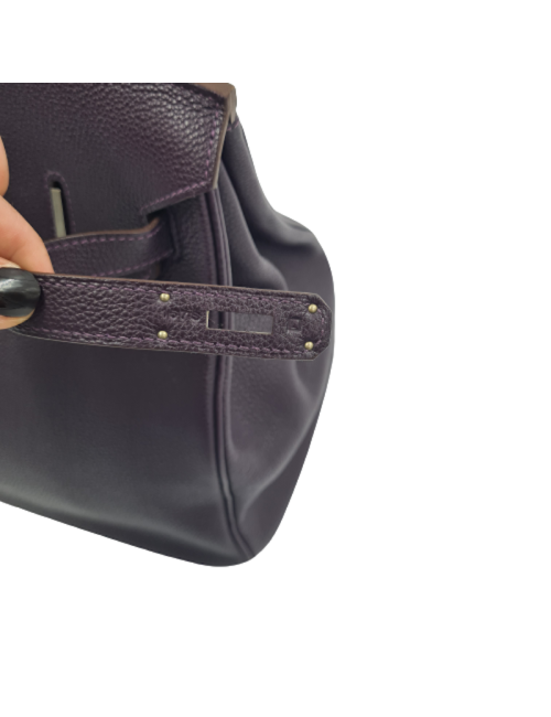 Birkin 35 Hermes veau Togo raisin