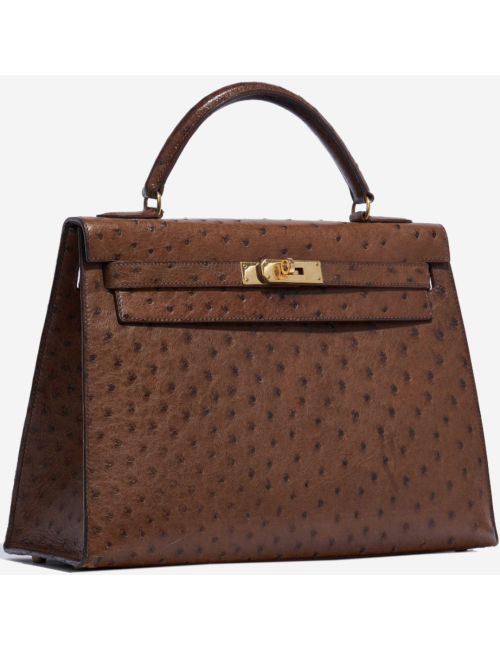 Kelly  HERMES autruche 