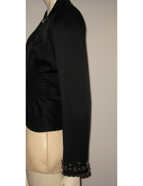 CHRISTIAN DIOR pleated black jacket