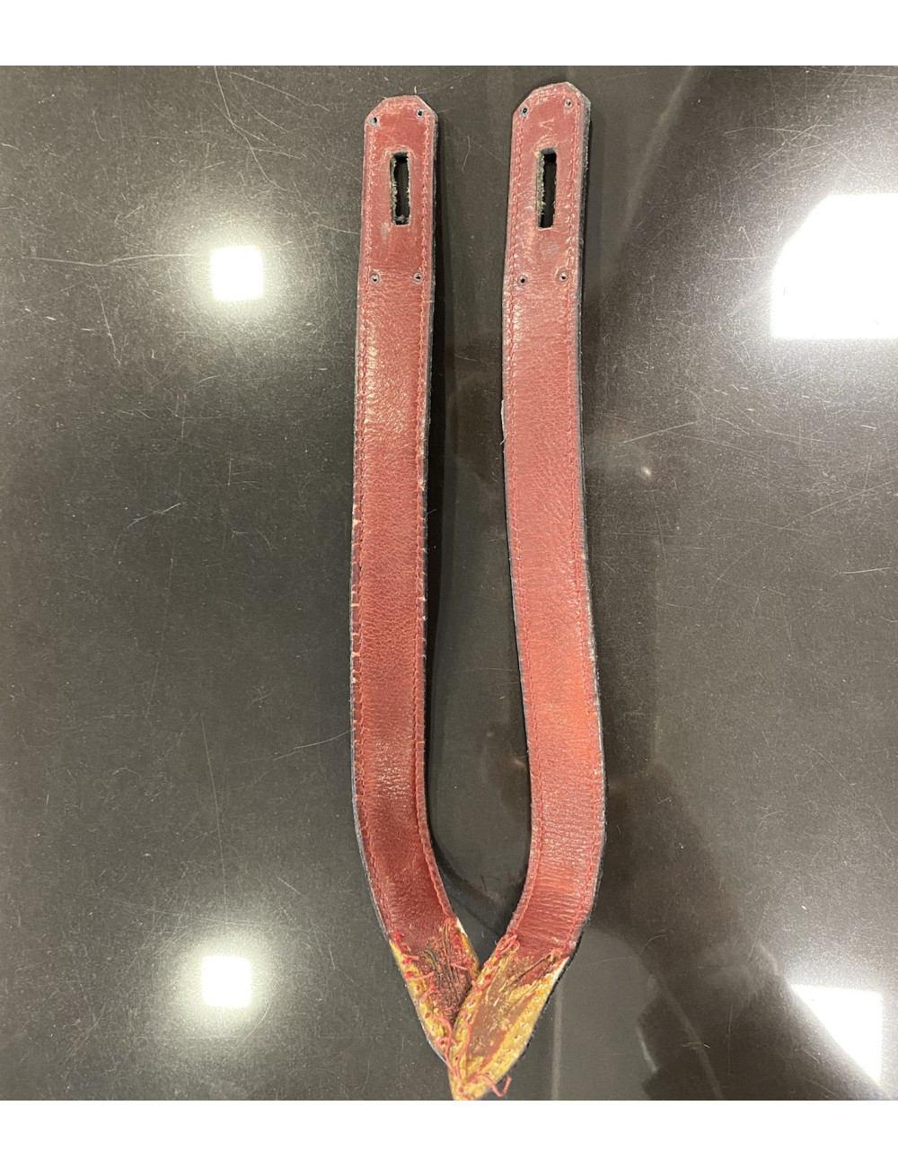 Kelly 32 HERMES box rouge H vintage