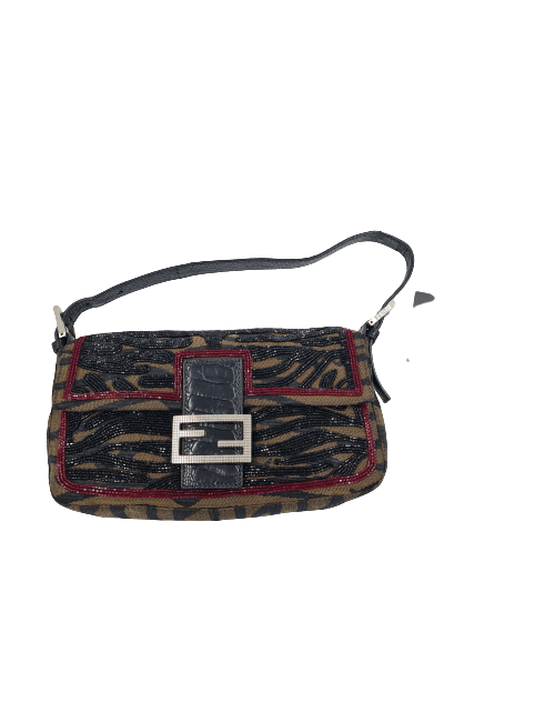 Baguette FENDI monogramme brodée