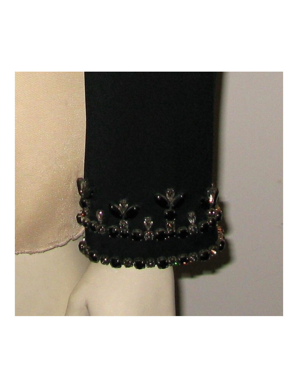 CHRISTIAN DIOR pleated black jacket