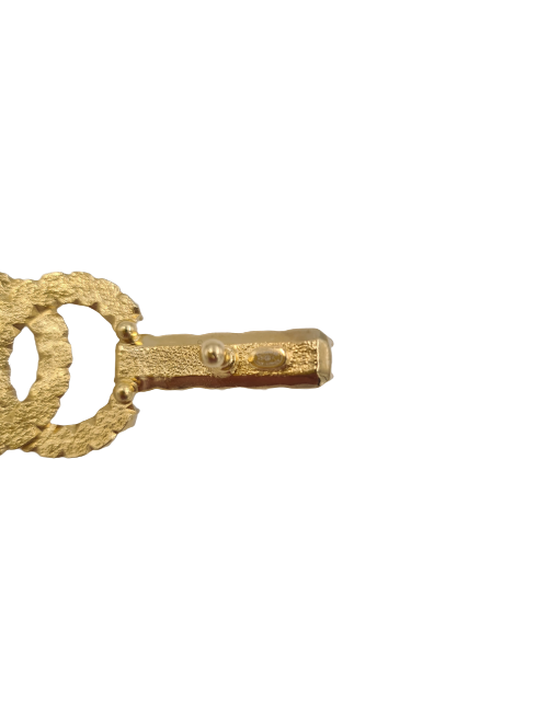 Barrette CHANEL strass multicolores