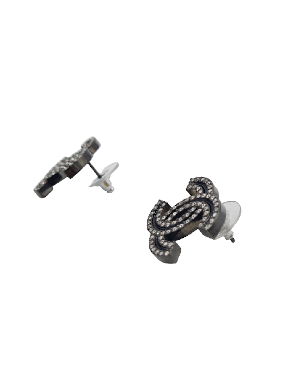 Clous CHANEL noirs strass