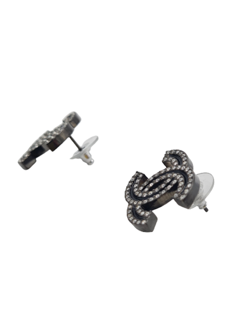 Clous CHANEL noirs strass