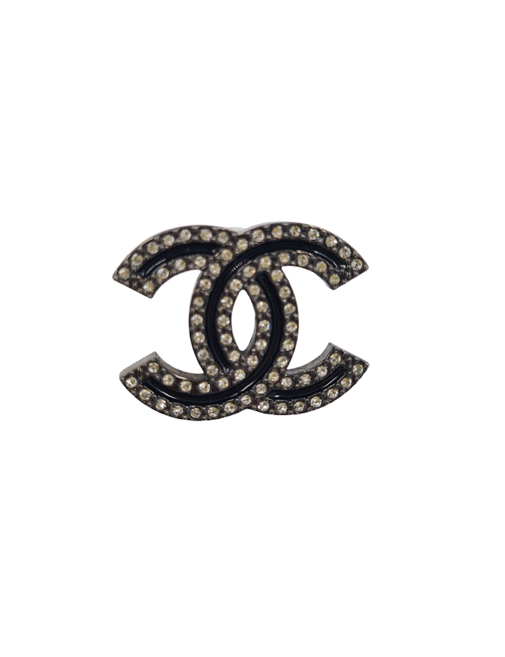 Clous CHANEL noirs strass