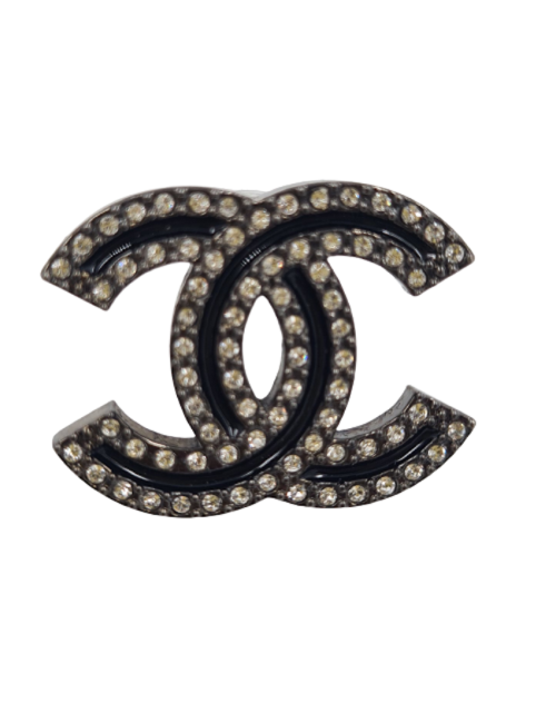 Clous CHANEL noirs strass