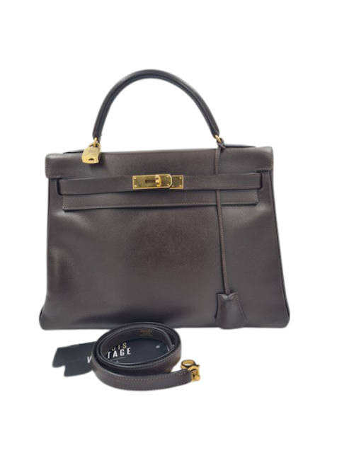Kelly 32 HERMES Epsom bandoulière